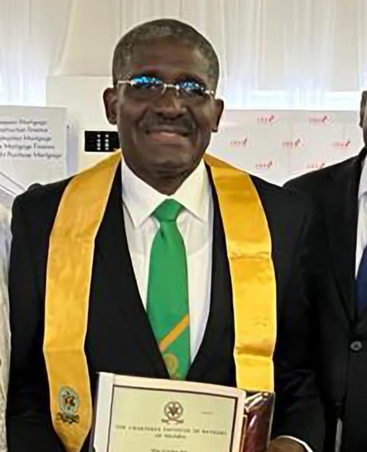 Chairman Of ONEIH Board, Dr. Waheed Olagunju Becomes CIBN Fellow